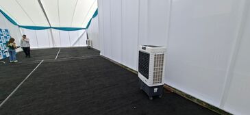 Enfriador de aire evaporativo portátil para arriendo en Santiago
